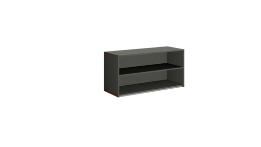 Storage Cabinet with 1 Open Shelf